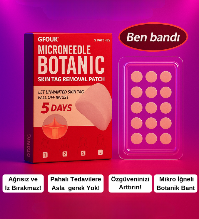 Ryles Mikro İğneli Ben Düşürücü Bant – 5 Günde İz Bırakmadan Düşürür