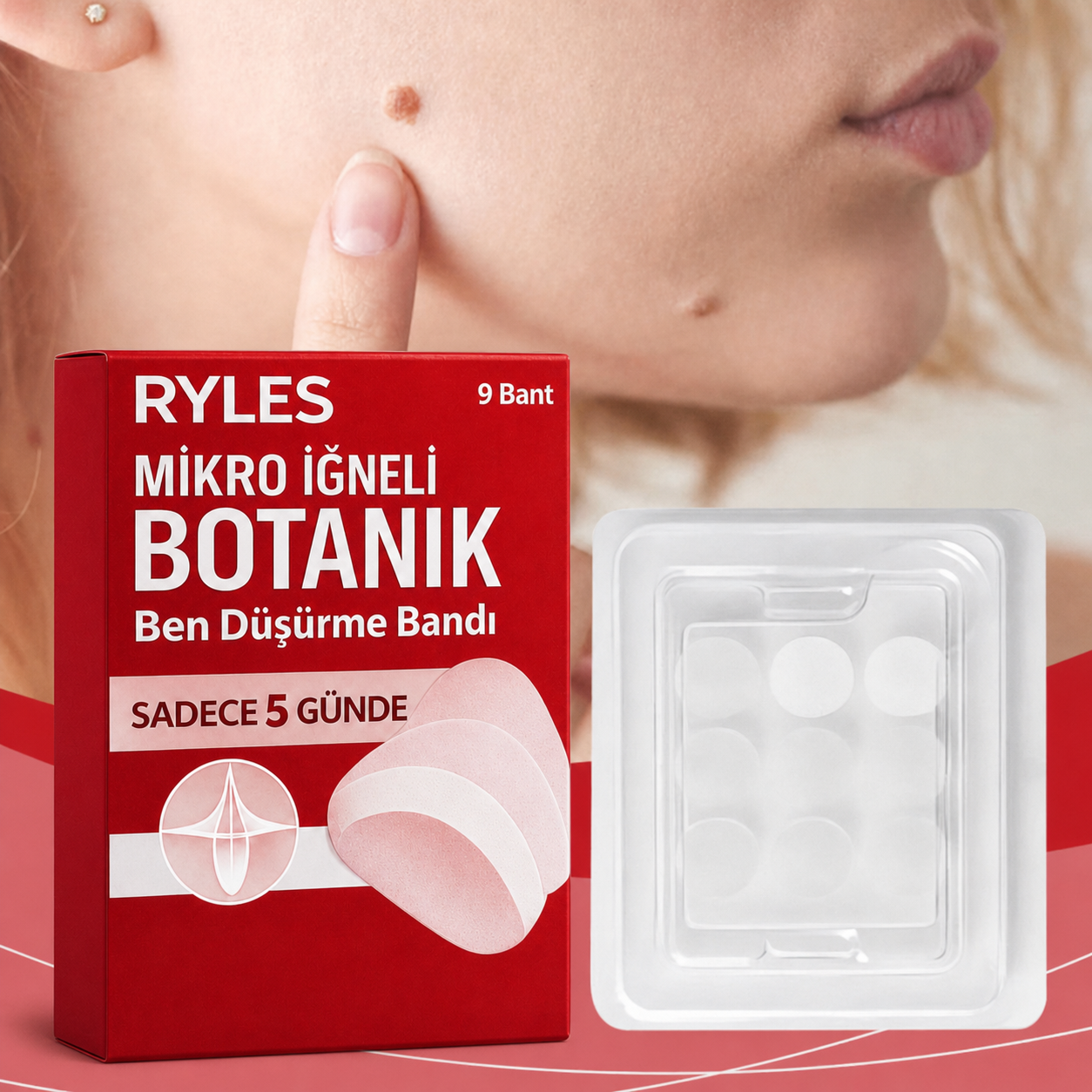 Ryles Mikro İğneli Ben Bandı 5 Günde Acısız Son!