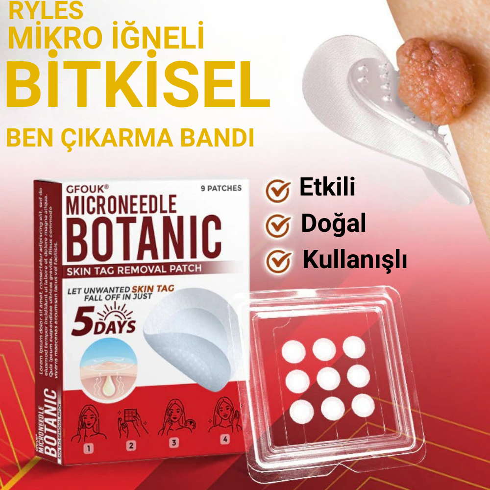 Ryles Mikro İğneli Ben Düşürücü Bant – 5 Günde İz Bırakmadan Düşürür